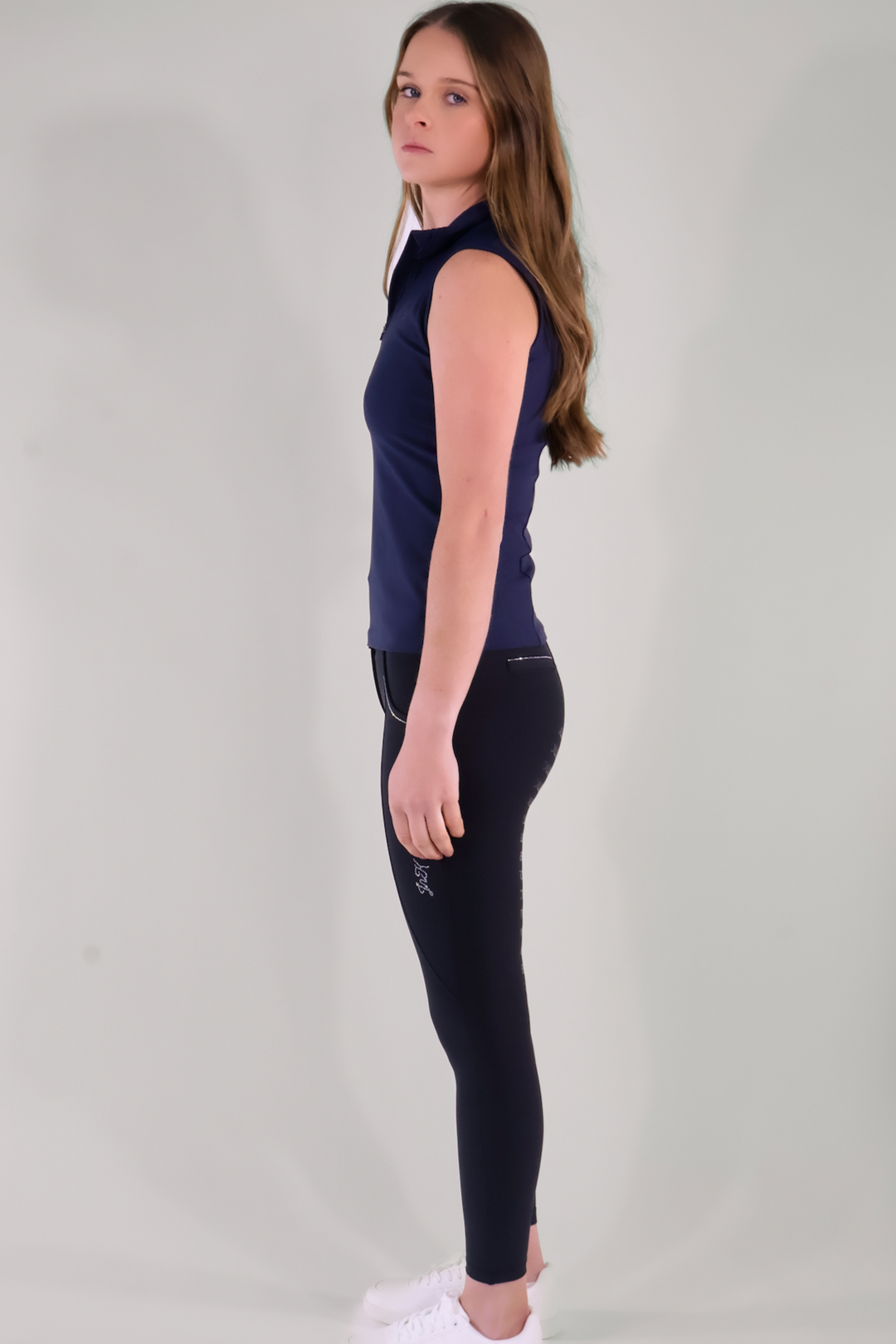 Diamond Hybrid Tights-Black