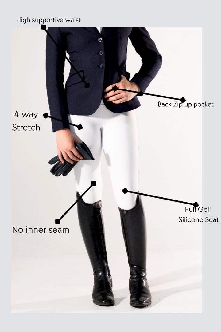 Competition Tights-Snow White