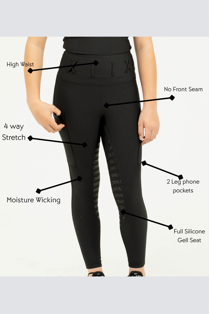 Elite Tights-Navy (No Front Seam)