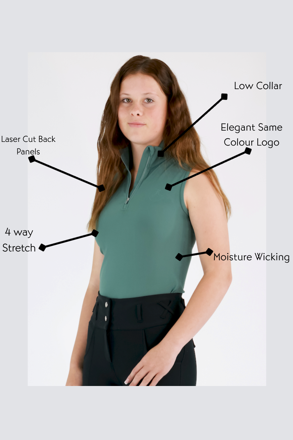 Essential Tank- Hunter Green