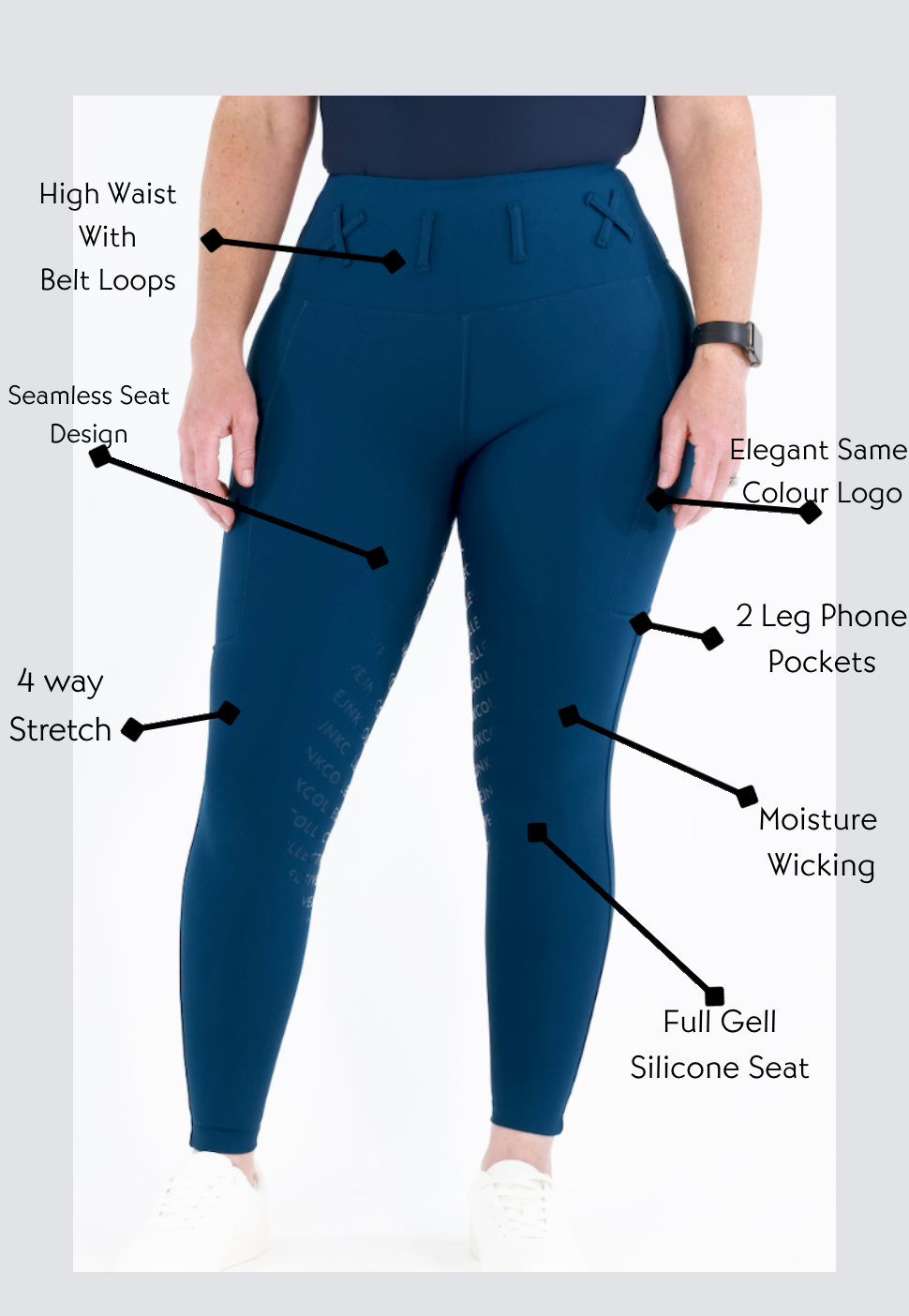 Freedom Tights-Storm Blue