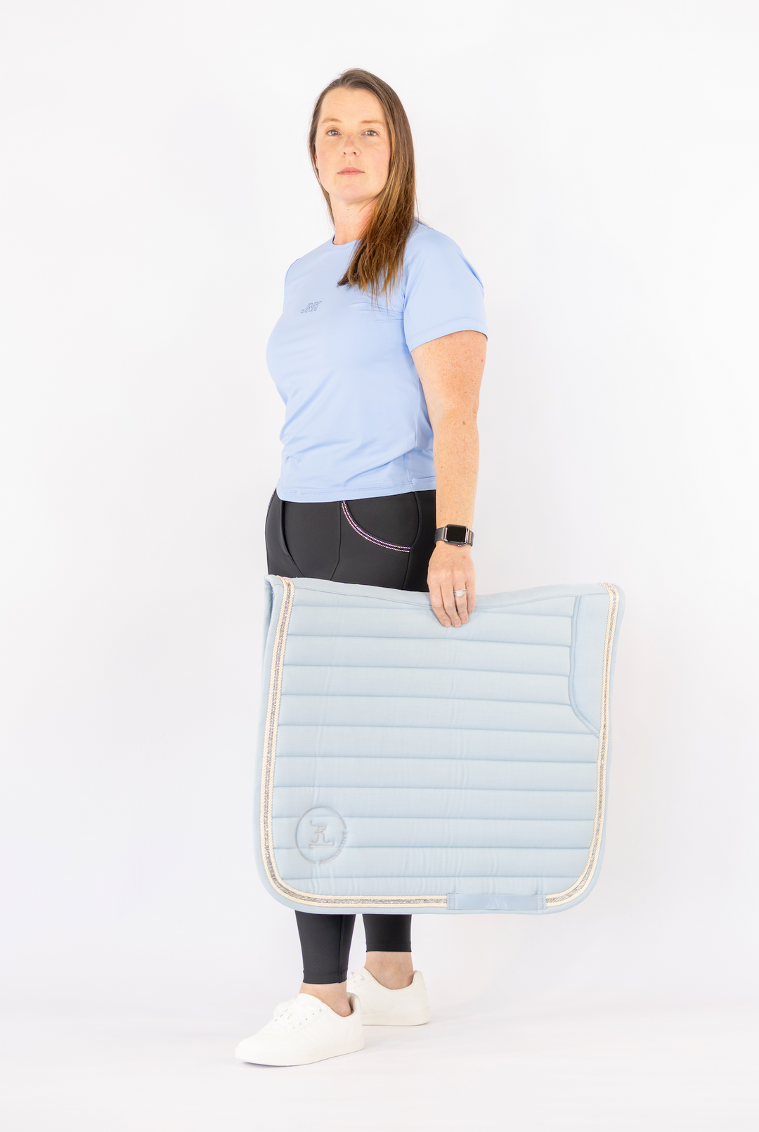 Crystal Luxe Saddle Pad-Sky Blue-PREORDER