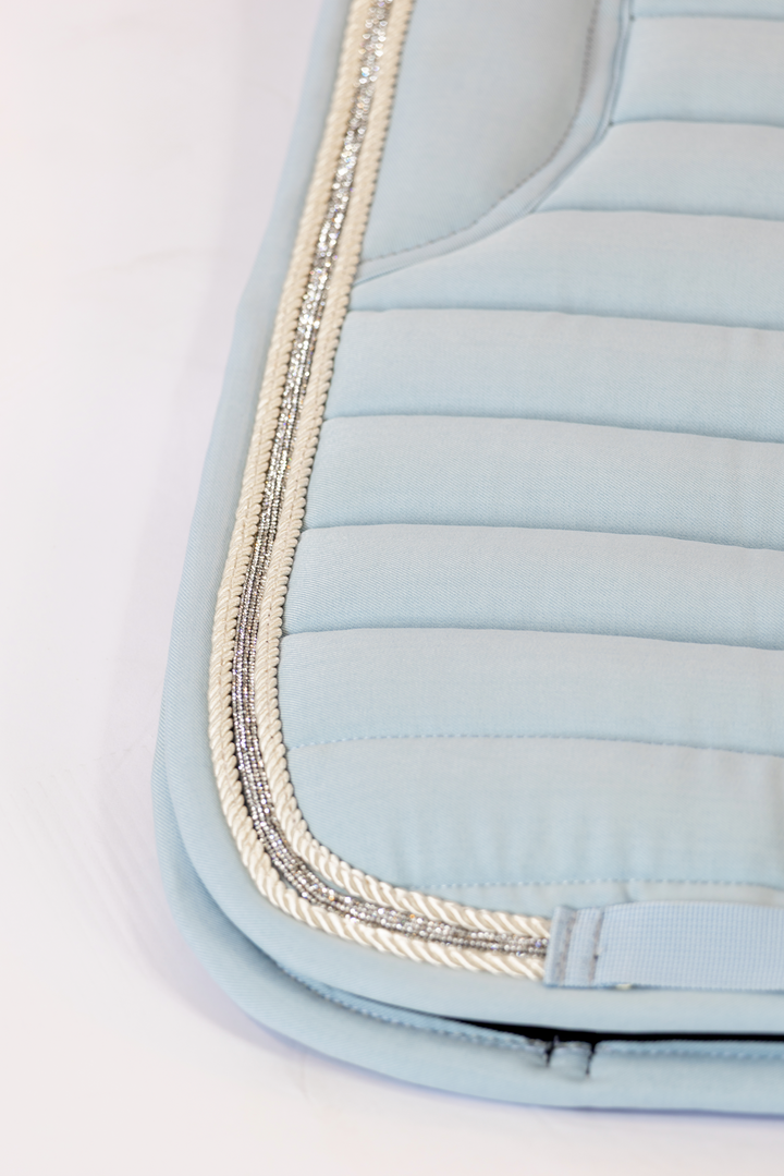 Crystal Luxe Saddle Pad-Sky Blue-PREORDER