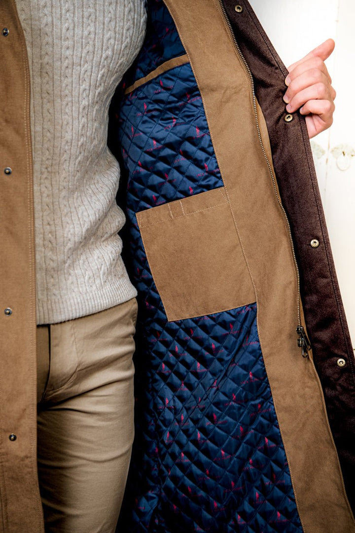Jack Murphy Ireland - Emmet Waterproof Long Coat - Camel - Waterproof