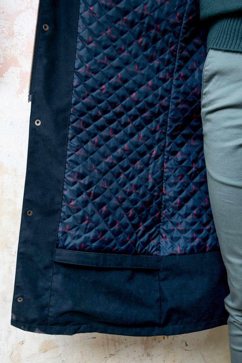 Jack Murphy Ireland - Emmet Waterproof Long Coat - Navy - Waterproof
