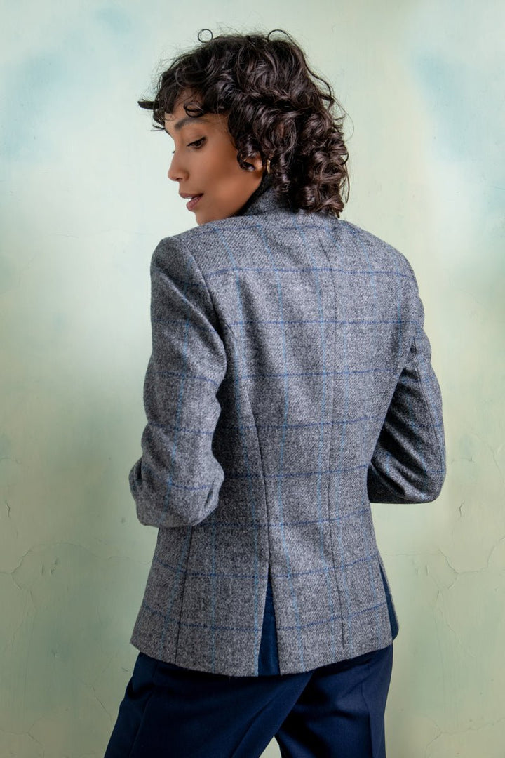 Jack Murphy Ireland - Nicole Tweed Jacket - Grey Check - Tweed
