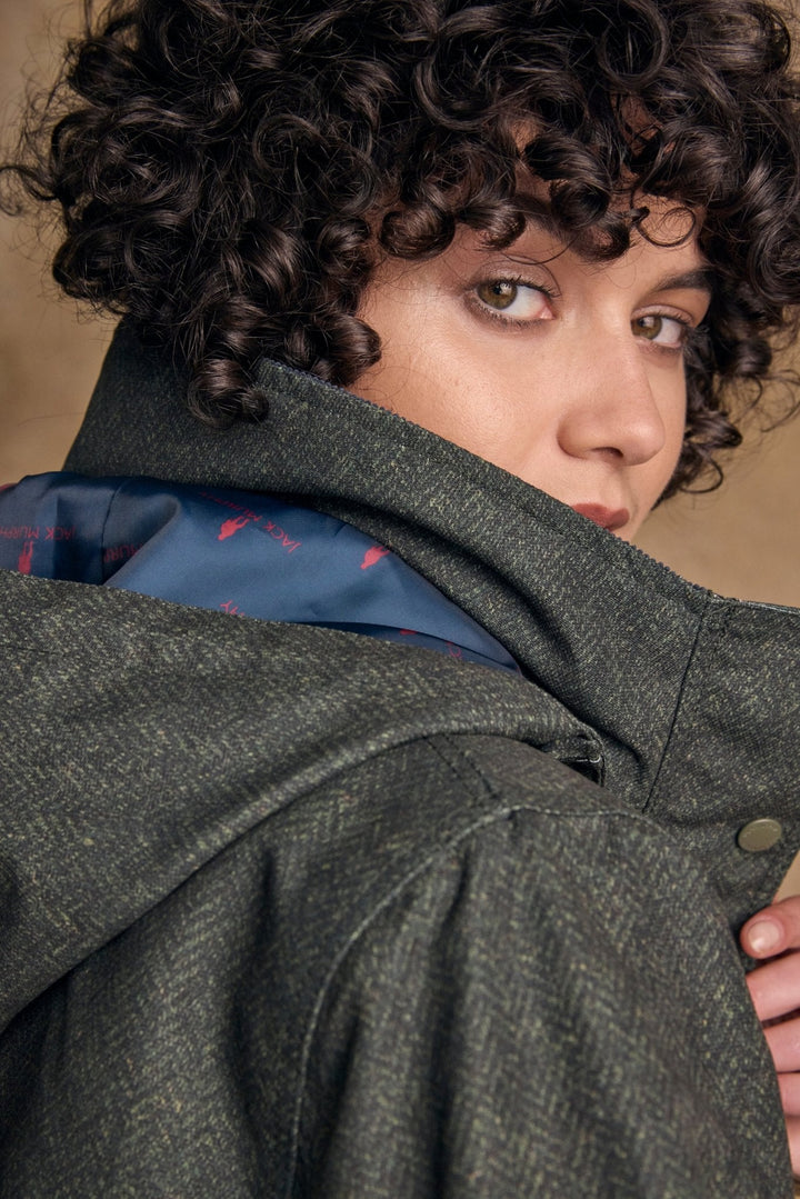 Jack Murphy Ireland - Sophia Waterproof Jacket - Green Fields - Waterproof