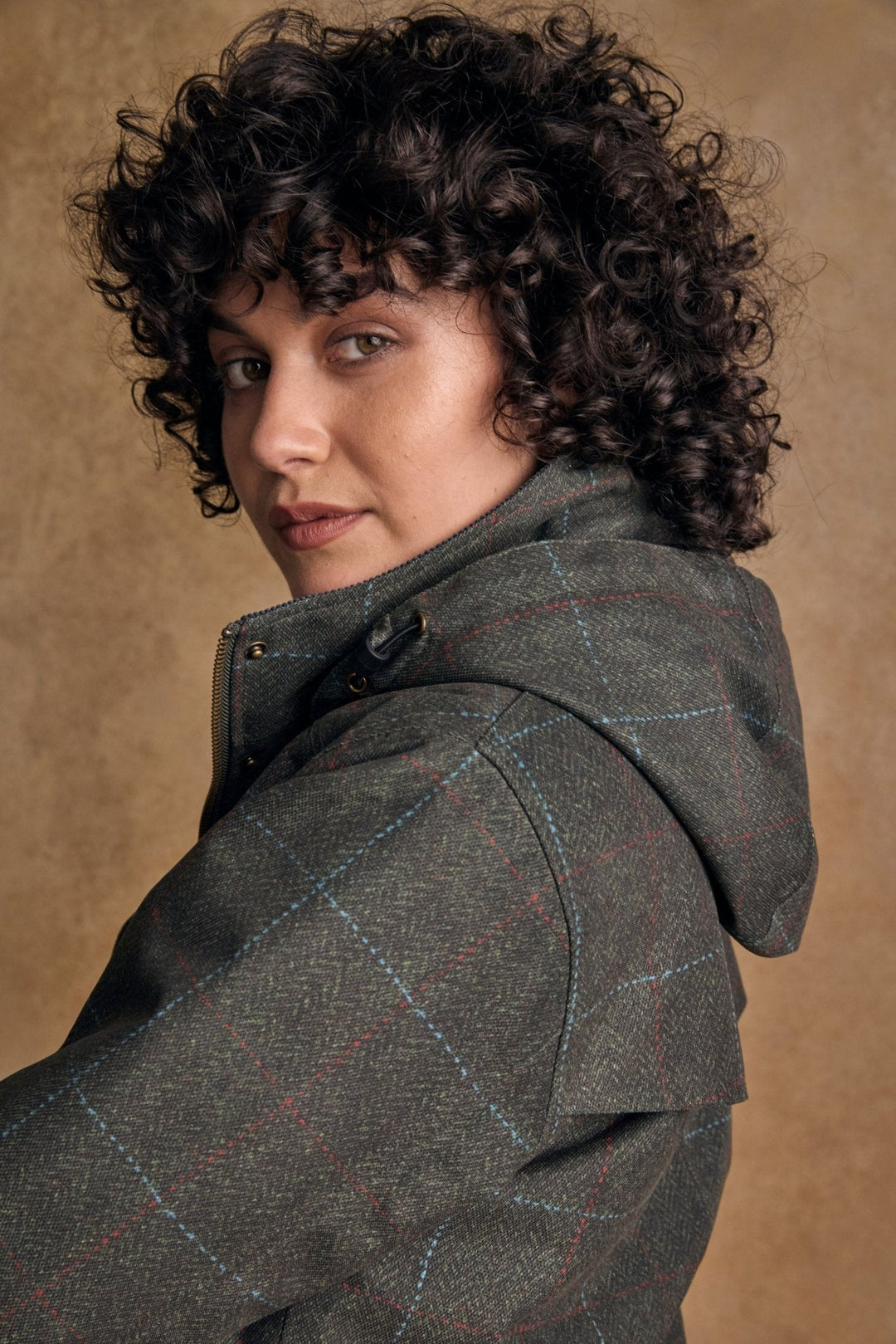 Jack Murphy Ireland - Sophia Waterproof Jacket - Green Windowpane - Waterproof