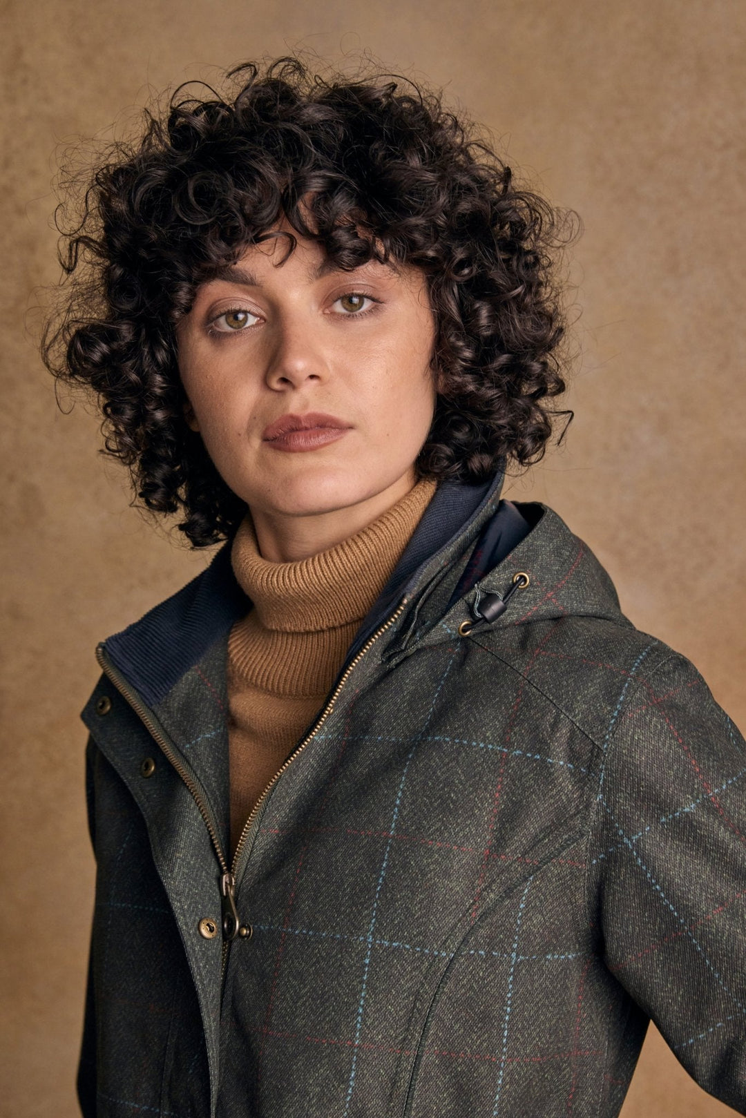 Jack Murphy Ireland - Sophia Waterproof Jacket - Green Windowpane - Waterproof