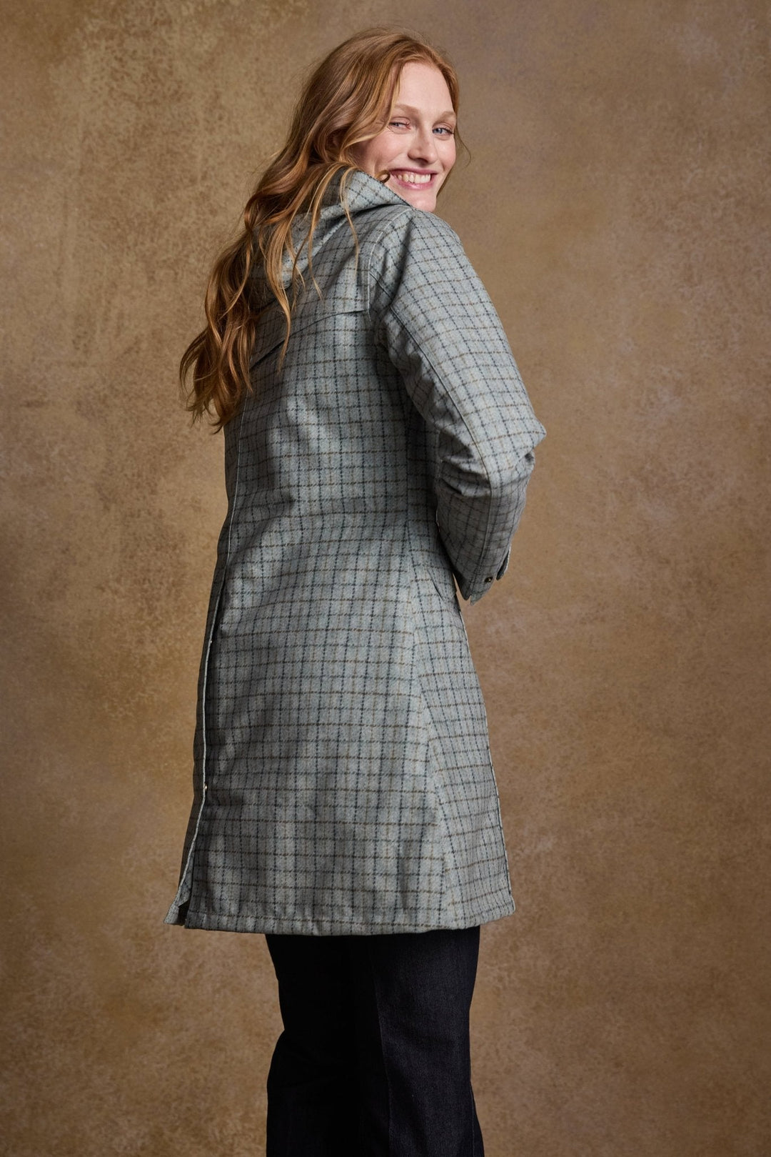 Jack Murphy Ireland - Sophia Waterproof Jacket - Jade Check - Waterproof