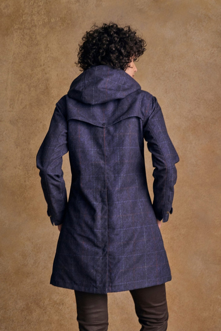 Jack Murphy Ireland - Sophia Waterproof Jacket - Navy Windowpane - Waterproof