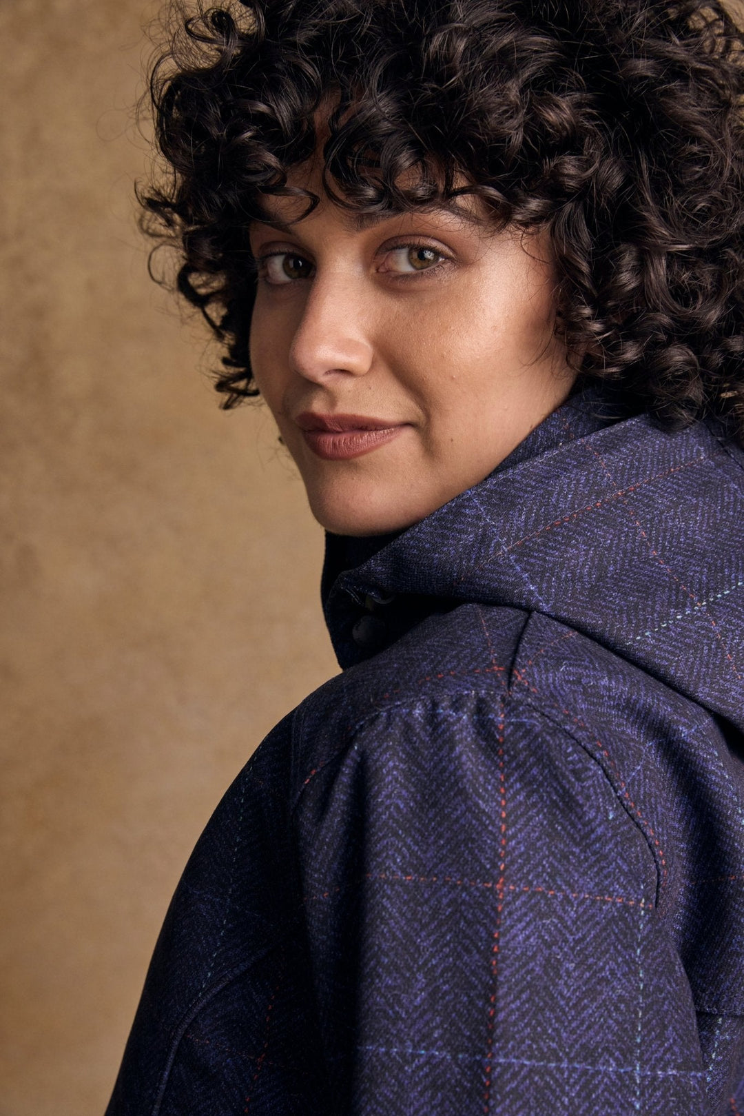 Jack Murphy Ireland - Sophia Waterproof Jacket - Navy Windowpane - Waterproof