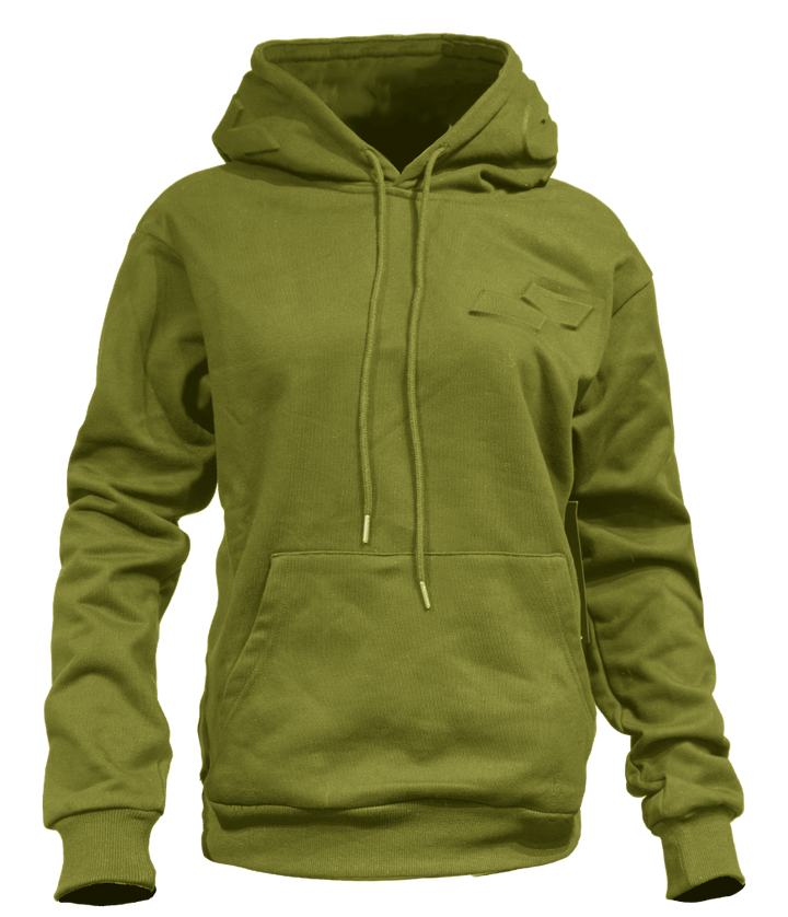 Emboss Hoodies: Olive