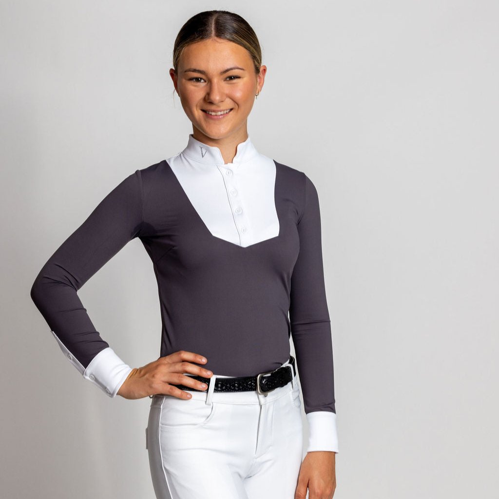 Prestige Long Sleeve Victus Equestrian Show Shirt 