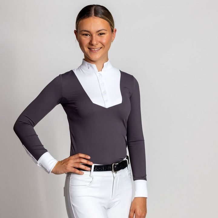 Prestige Long Sleeve Victus Equestrian Show Shirt 