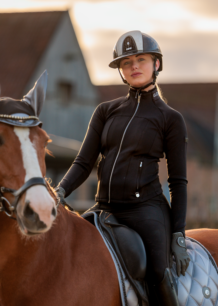 'Taylor' Black Lightweight Technical Jacket