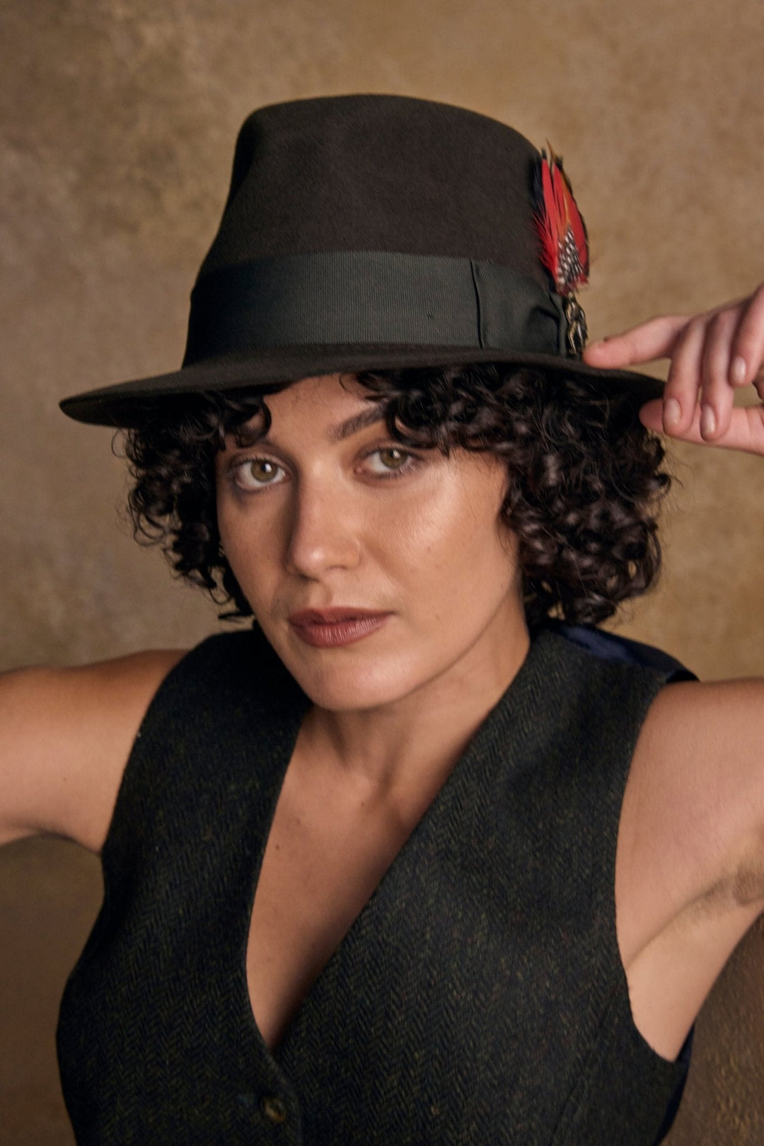 Jack Murphy Ireland - Kildare Felt Trilby Hat - Olive - Hats