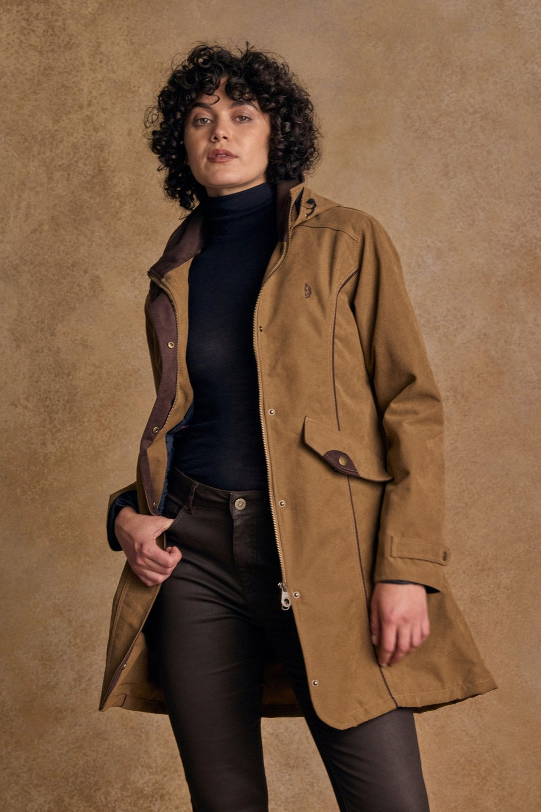 Jack Murphy Ireland - Una Waterproof Jacket - Camel - Waterproof