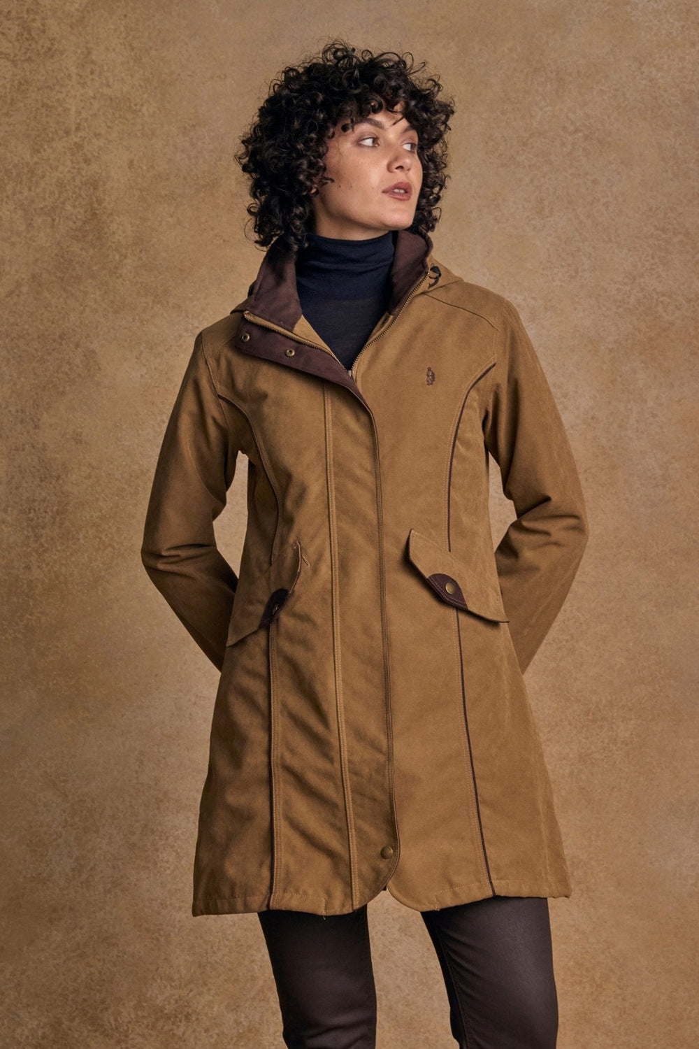 Jack Murphy Ireland - Una Waterproof Jacket - Camel - Waterproof