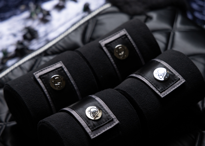 'The King' Black Polo Wraps