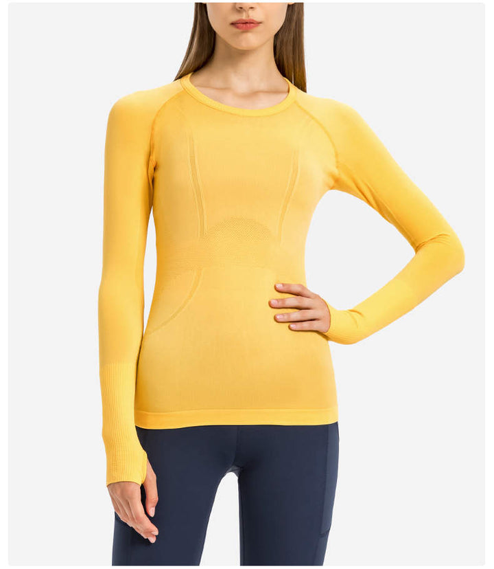 Dark Daffodil LS Seamless Performance Baselayer