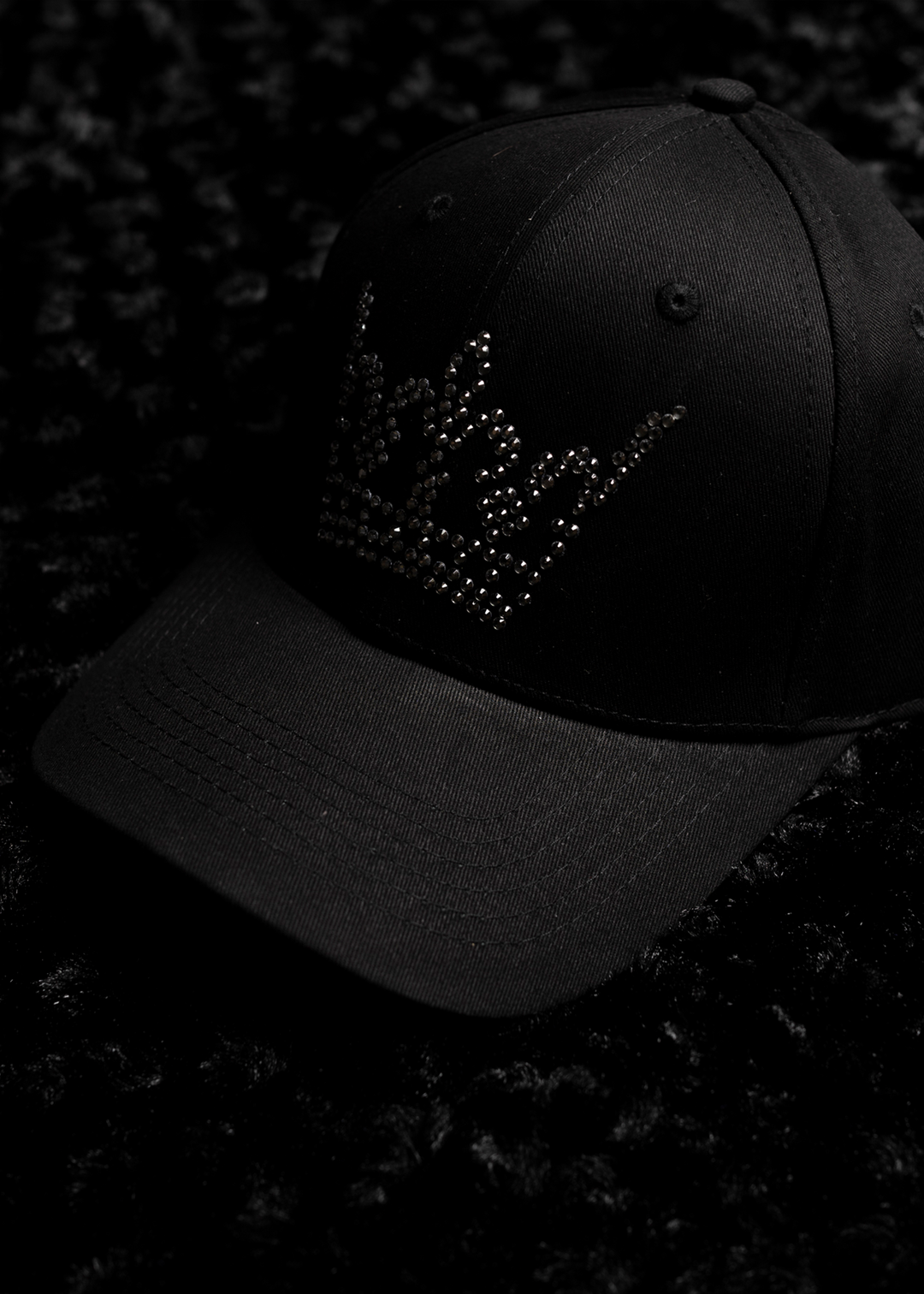 Black Jewel Cap - Caps & Hats by Eloquence Equestrian - view 3