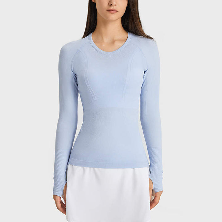 Baby Blue LS Seamless Performance Baselayer