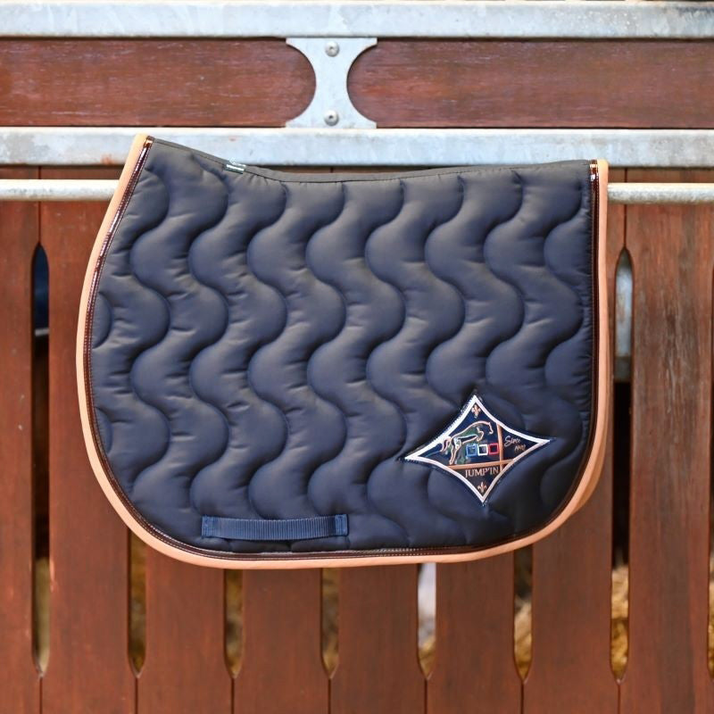 Écusson Jumpad - Navy glossy chocolate and caramel