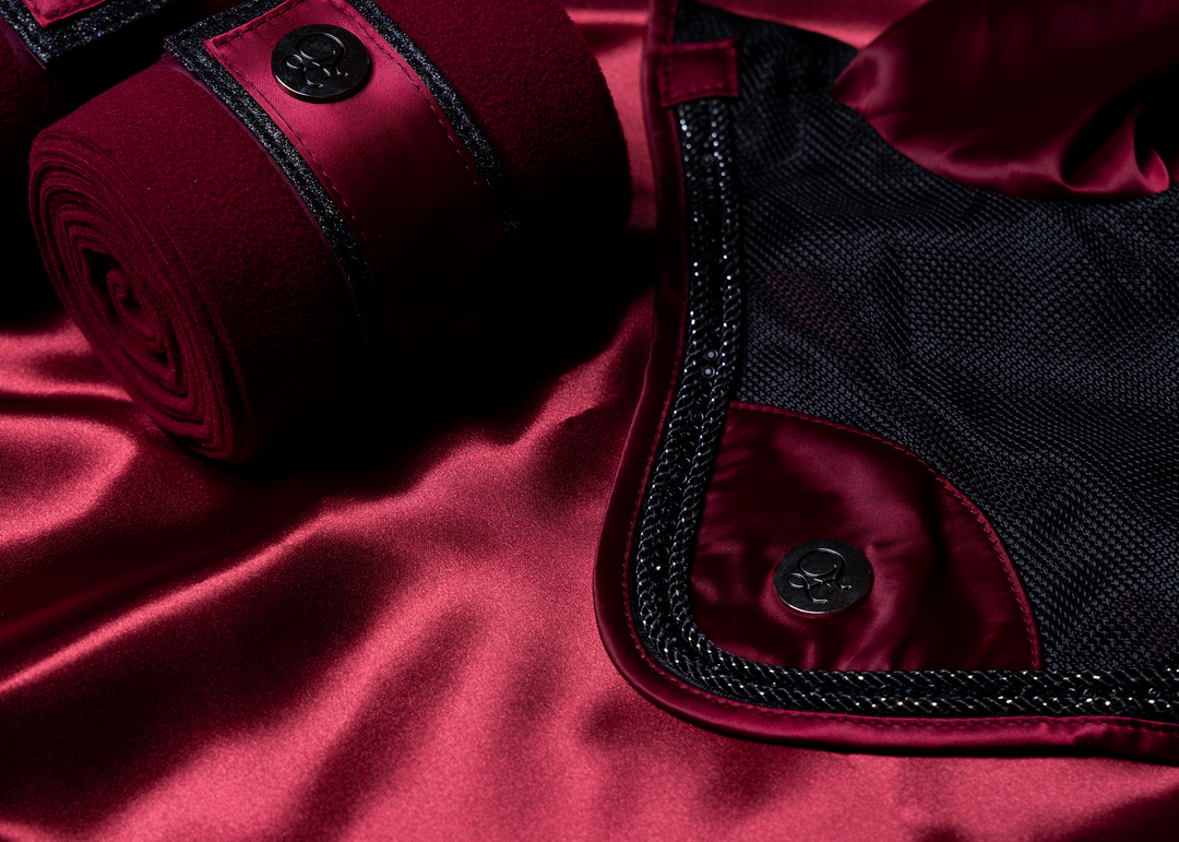 'The Empress' Ruby Red Crystal Ear Bonnet