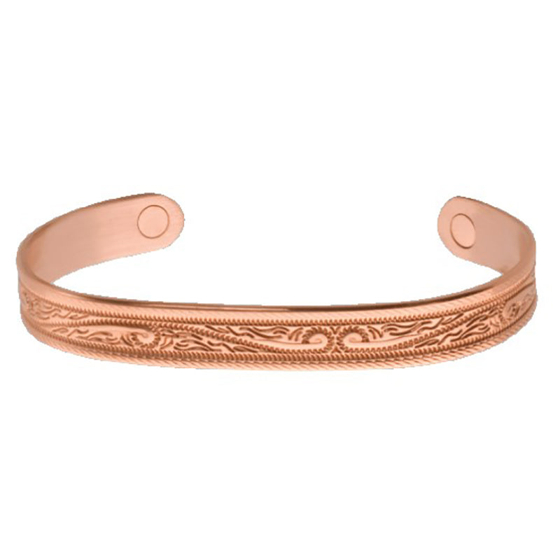 Sabona WESTERN SCROLL Copper Magnetic Wrist Band