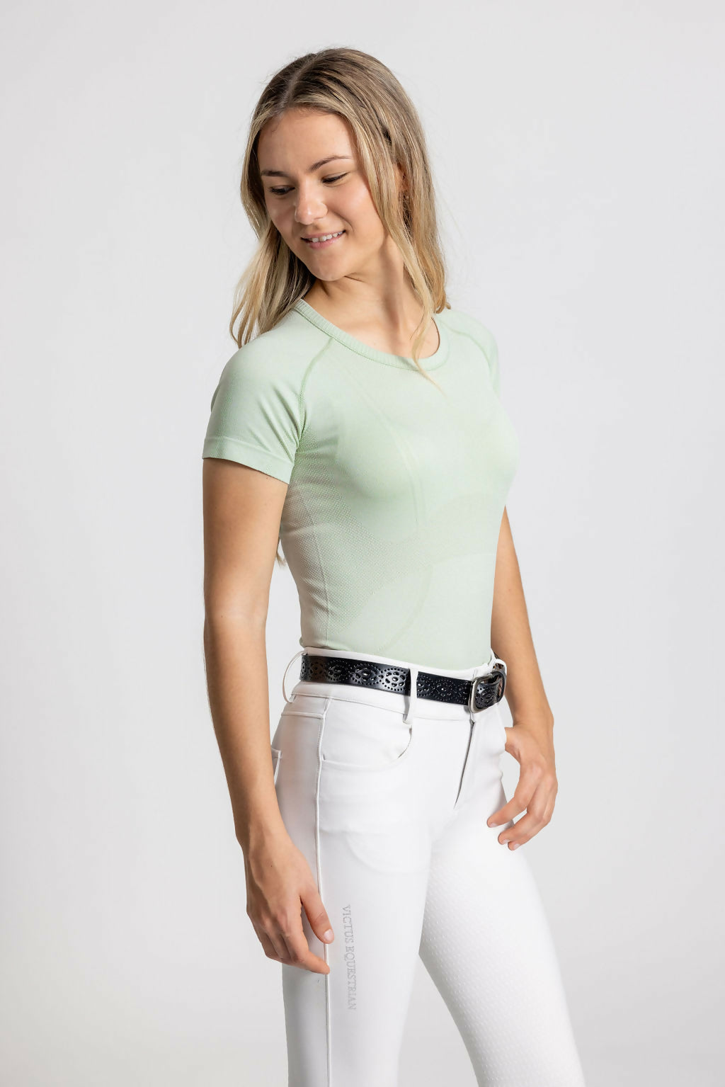 Elite Performance Series Seamless Training Top-Sage Green – iRide EQ
